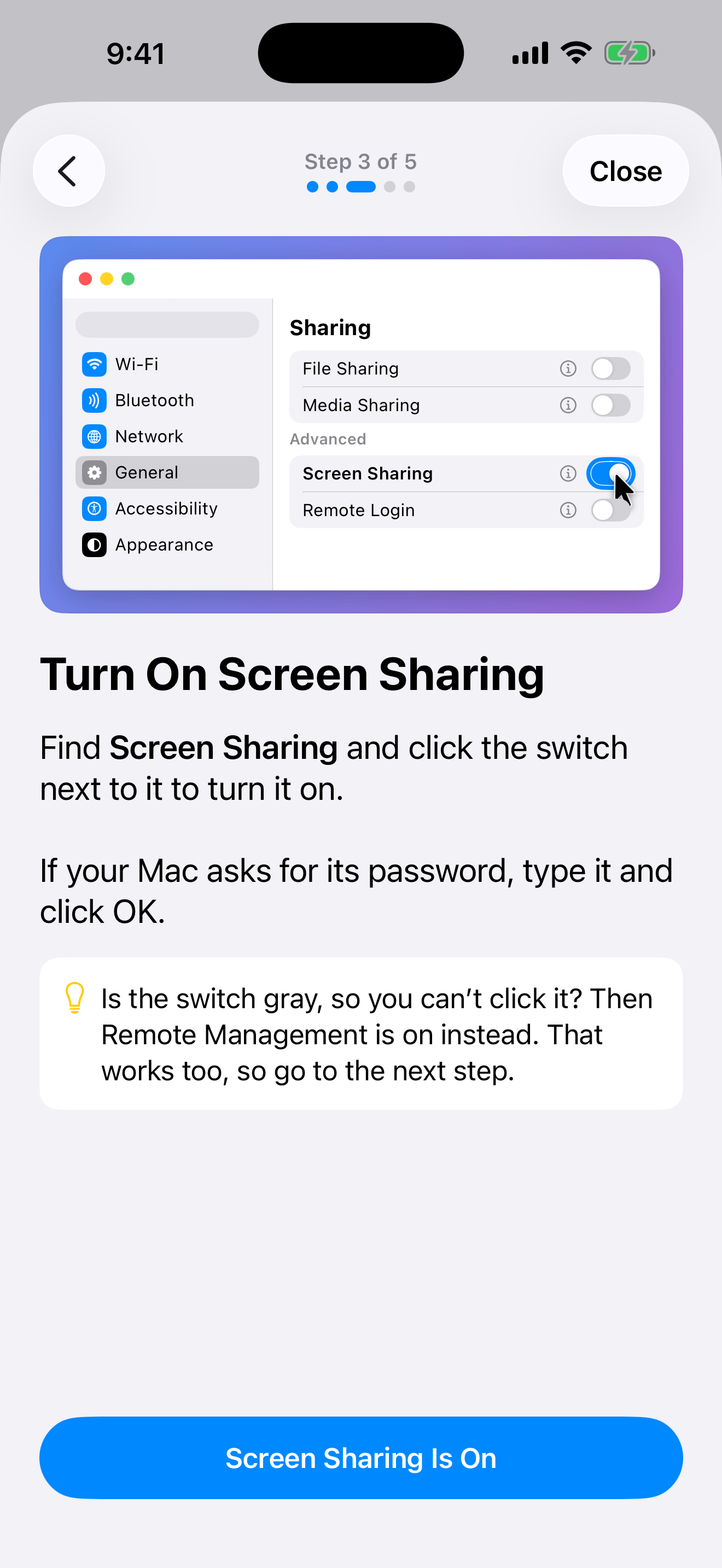 Step-by-step Mac setup